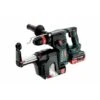 Metabo Akku-Kombihammer KH 18 LTX BL 24 Q Set ISA, Mit Integrierter Staubabsaugung Und Metabo-Quick-Wechselfutter , MetaBOX 185 XL, 18V 2x5.5Ah LiHD +