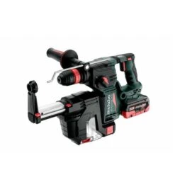 Metabo Akku-Kombihammer KH 18 LTX BL 24 Q Set ISA, Mit Integrierter Staubabsaugung Und Metabo-Quick-Wechselfutter , MetaBOX 185 XL, 18V 2x5.5Ah LiHD +