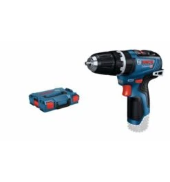 Bosch Akku-Schlagbohrmaschine GSB 12V-35, Gürtelclip + Bithalter, L-BOXX Mit Einlagen