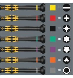 Wera 1569 ESD Kraftform Micro Steckschlüssel, 3,2 X 60 Mm -Heimwerkzeuge aussensechskantschraubendreher mit laengsgriff 809691 czm