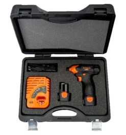 Bahco 12-V-1/4" Akku-Mini-Schlagschrauber Mit Schnellspannfutter, Inkl. 2 Lithium-Ionen-Akkus Und Ladegerät, Im Hartschalenkoffer (12V X 2,0 Ah) -Heimwerkzeuge bahco akku schlagschrauber 725395 czm