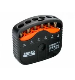 Bahco 1/4" Zinn-Torsions-Bitsatz Für Phillips-, Pozidriv- Und TORX-Schrauben 22 mm X 65 mm X 75 mm - 7-tlg.
