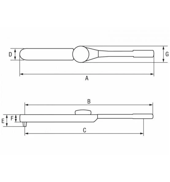 Bahco Mechanischer Drehmomentschlüssel Mit Messuhr, Vierkantantrieb Und Kunststoffgriff, Art.Nr. 7454-18 3 Bahco Mechanischer Drehmomentschlüssel Mit Messuhr, Vierkantantrieb Und Kunststoffgriff, Art.Nr. 7454-18 – Bild 3