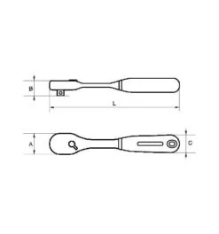Bahco Birnenförmige 1/2"-Umschaltknarre Mit 80 Zähnen Und 4,5°-Rückschwenkwinkel, 270 mm - Einzelhandelsverpackung 6 Bahco Birnenförmige 1/2"-Umschaltknarre Mit 80 Zähnen Und 4,5°-Rückschwenkwinkel, 270 mm - Einzelhandelsverpackung -Heimwerkzeuge bahco knarren 975233 czm