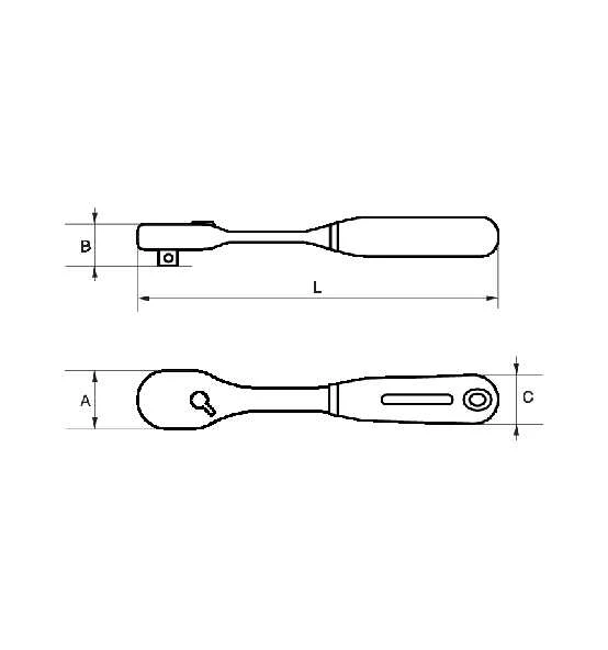Bahco Birnenförmige 1/2"-Umschaltknarre Mit 80 Zähnen Und 4,5°-Rückschwenkwinkel, 270 mm - Einzelhandelsverpackung 3 Bahco Birnenförmige 1/2"-Umschaltknarre Mit 80 Zähnen Und 4,5°-Rückschwenkwinkel, 270 mm - Einzelhandelsverpackung – Bild 3