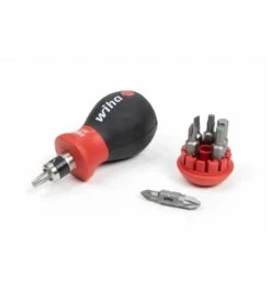 Wiha Schraubendreher Mit Bit Magazin Magnetisch Pozidriv, Phillips Mit 6 Bits, Stubby, 1/4" In Blister (33741) -Heimwerkzeuge bit schraubendreher bithalter mit griff 949753 czm