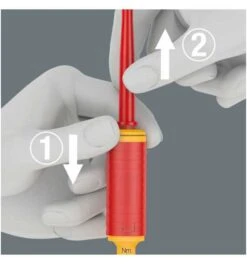 Wera Serie 7400 VDE Kraftform Einstellbare Drehmoment-Handhalter (0,3-3,5 Nm), 7440 VDE X 0,3-1,2 Nm -Heimwerkzeuge bitaufnahme 1254919 czm