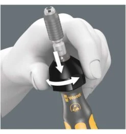 Wera Serie 7400 Kraftform ESD Einstellbare Drehmomentschraubendreher (0,1-1,0 Nm) Mit Schnellwechselfutter, 7436 ESD X 0,30-1,00 Nm -Heimwerkzeuge bitaufnahme 762504 czm