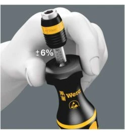 Wera Serie 7400 Kraftform ESD Einstellbare Drehmomentschraubendreher (0,1-3,0 Nm) Mit Rapidaptor Schnellwechselfutter, 7430 ESD X 0,10-0,34 Nm -Heimwerkzeuge bitaufnahme 762575 czm