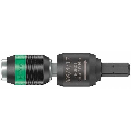 Wera 889/4/1 F Rapidaptor Freilauf-Bithalter Für Drehmomentschraubendreher Mit Pistolengriff, 1/4" X 64 Mm 1 Wera 889/4/1 F Rapidaptor Freilauf-Bithalter Für Drehmomentschraubendreher Mit Pistolengriff, 1/4" X 64 Mm