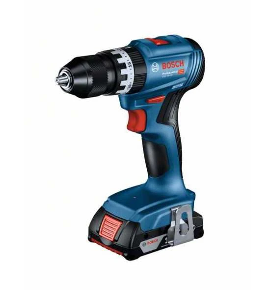 Bosch Akku-Schlagbohrschrauber GSB 18V-45, Mit 2 X 2.0Ah Li-Ion Akku, L-Case 2 Bosch Akku-Schlagbohrschrauber GSB 18V-45, Mit 2 X 2.0Ah Li-Ion Akku, L-Case – Bild 2