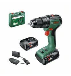 Bosch Akku-Zweigang-Schlagbohrschrauber UniversalImpact 18V-60: 2 X Akku-Pack, Ladegerät, Zubehör, Tragekoffer -Heimwerkzeuge bosch akku schlagbohrschrauber 1473024 czm