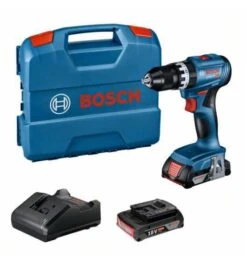 Bosch Akku-Schlagbohrschrauber GSB 18V-45, Mit 2 X 2.0Ah Li-Ion Akku, L-Case