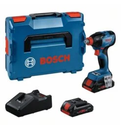 Bosch Akku-Drehschlagschrauber GDX 18V-210 C: 2x Akku ProCORE18V 4.0Ah, L-BOXX