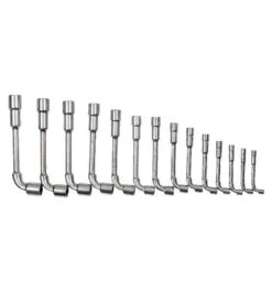 Bahco Metrischer, Gekröpfter Doppelsteckschlüssel-Satz Mit 6x6-Punkt-Dynamic-Drive-Profil - 14 Stück/Packung -Heimwerkzeuge doppelsteckschluesselsatz 732037 czm