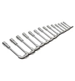 Bahco Metrischer, Gekröpfter Doppelsteckschlüssel-Satz Mit 6x6-Punkt-Dynamic-Drive-Profil - 14 Stück/Packung