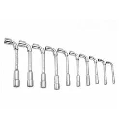 Bahco Metrischer, Gekröpfter Doppelsteckschlüssel-Satz, 6 x Sechskant-Dynamic-Drive-Profil - 10 Stück/Packung -Heimwerkzeuge doppelsteckschluesselsatz 968530 czm