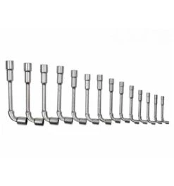 Bahco Metrischer, Gekröpfter Doppelsteckschlüssel-Satz Mit 6x6-Punkt-Dynamic-Drive-Profil - 14 Stück/Packung -Heimwerkzeuge doppelsteckschluesselsatz 968532 czm