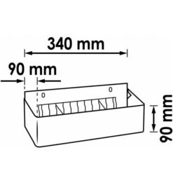 VIGOR Dosenhalter, Kurz, Für Alle Serien, Bis Zu 4 Dosen -Heimwerkzeuge dosenhalter fuer werkstattwagen 1270649 czm