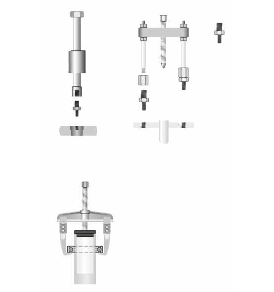 Gedore Satz Spindeldruckstücke D 25-64 Mm 4 Gedore Satz Spindeldruckstücke D 25-64 Mm – Bild 4