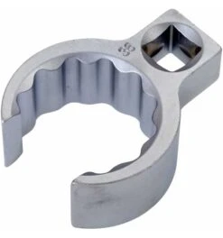 Hazet Ringschlüssel, Doppelsechskant, Offen, Vierkant Hohl 12,5 Mm (1/2"), Außen-Doppel-Sechskant Profil, 36 Mm, Innenvierkant 12,5 = 1⁄2″