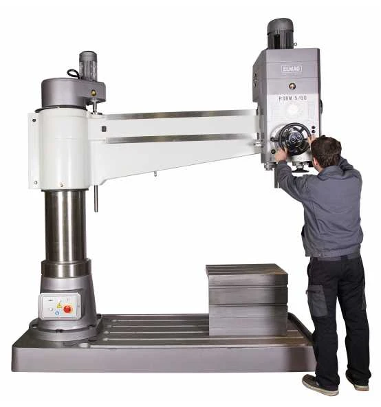 ELMAG Radial-Säulenbohrmaschine, Modell RSBM 5/70 2 ELMAG Radial-Säulenbohrmaschine, Modell RSBM 5/70 – Bild 2