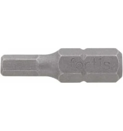 Fortis Bit, Innen-6-kant, DIN 3126 C6,3 Hex 6 X 25 Mm, 10 Stk.