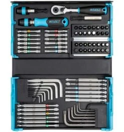 Hazet SmartCase Bit Satz, Sechskant Massiv 6,3 (1/4"), 73-tlg. -Heimwerkzeuge hazet bit satz 1471725 czm