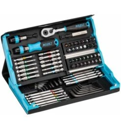 Hazet SmartCase Bit Satz, Sechskant Massiv 6,3 (1/4"), 73-tlg.