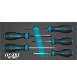 Hazet Schraubendreher Satz HEXAnamic, Tamper Resistant TORX Profil, T10 H - T30 H, Anzahl Werkzeuge: 5
