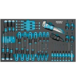 Hazet Schraubendreher Satz, Schlitz Profil, Kreuzschlitz Profil PH, Innen TORX Profil, Innen-Sechskant Profil, 6 - 36, Anzahl Werkzeuge: 56