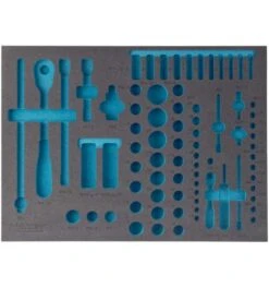 Hazet 2-Komponenten Weichschaum-Einlage Für Art.Nr. 163-138/77, 3/3+ (519 X 392 Mm)