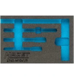 Hazet 2-Komponenten Weichschaum-Einlage Für Art.Nr. 4760-M10X1/9, 1/9 (172 X 114 Mm) / Für Hazet 165-S
