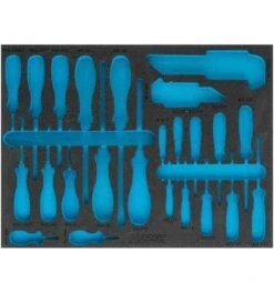 Hazet 2-Komponenten Weichschaum-Einlage Für Art.Nr. 163-373/39, 3/3+ (519 X 392 Mm)