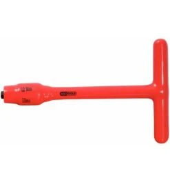 KS Tools 3/8" Festeingestellter T-Griff-Drehmomentbegrenzer Mit Schutzisolierung, 12 Nm