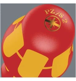 Wera 165 I PZ/S SB VDE-isolierter Schraubendreher Für PlusMinus-Schrauben (Pozidriv/Schlitz), # 1 X 80 Mm -Heimwerkzeuge kombiklinge plus minus klemmschrauben schraubendreher 762831 czm