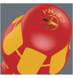 Wera 162 IS PH/S VDE-isolierter Schraubendreher Mit Reduziertem Klingendurchmesser Für PlusMinus Schrauben (Phillips/Schlitz), # 2 X 100 Mm -Heimwerkzeuge kombiklinge plus minus klemmschrauben schraubendreher 809613 czm