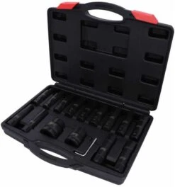KS Tools 3/4"+1" Kraft-Wechsel-Stecknuss- Und Bitstecknuss-Satz, 16-tlg.