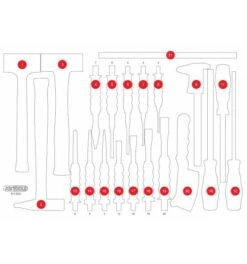 KS Tools Leere Schaumstoffeinlage Zu 811.0021
