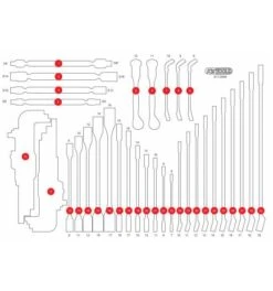 KS Tools Leere Schaumstoffeinlage Zu 811.0049