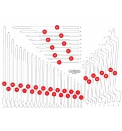 KS Tools Leere Schaumstoffeinlage Zu 811.1040