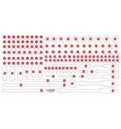 KS Tools Leere Schaumstoffeinlage Zu 813.0156