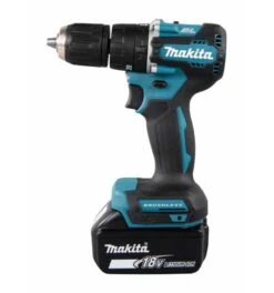 Makita Akku-Schlagbohrschrauber 18V, 40 Nm, 0-1.700 U/min, Akku, Ladegerät, Zubehör, MAKPAC -Heimwerkzeuge makita akku schlagbohrschrauber 1464976 czm