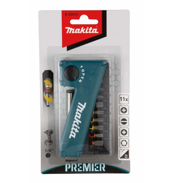 Makita Torsion Bit-Set 11-tlg. (PH2, PZ1, 2x PZ2, PZ3, SL4, SL6, T20, T25, T30) 3 Makita Torsion Bit-Set 11-tlg. (PH2, PZ1, 2x PZ2, PZ3, SL4, SL6, T20, T25, T30) – Bild 3