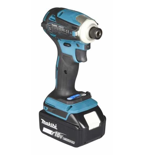 Makita Akku-Schlagschrauber 18V, 1/4", 180 Nm, 0-3.600 Min, Akku, Schnellladegerät, MAKPAC, Inkl. Zubehör 6 Makita Akku-Schlagschrauber 18V, 1/4", 180 Nm, 0-3.600 Min, Akku, Schnellladegerät, MAKPAC, Inkl. Zubehör – Bild 6