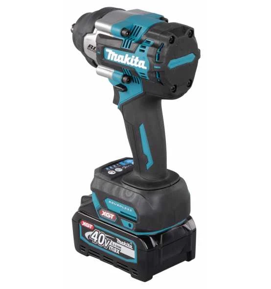 Makita Akku-Schlagschrauber XGT, 40V Max., 1/2", 760 Nm, 0-2.300 Min, Akku, Ladegerät, Zubehör, MAKPAC 4 Makita Akku-Schlagschrauber XGT, 40V Max., 1/2", 760 Nm, 0-2.300 Min, Akku, Ladegerät, Zubehör, MAKPAC – Bild 4