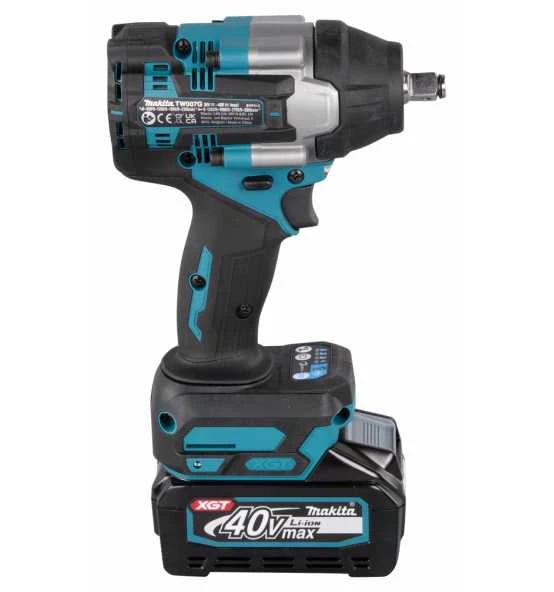 Makita Akku-Schlagschrauber XGT, 40V Max., 1/2", 760 Nm, 0-2.300 Min, Akku, Ladegerät, Zubehör, MAKPAC 9 Makita Akku-Schlagschrauber XGT, 40V Max., 1/2", 760 Nm, 0-2.300 Min, Akku, Ladegerät, Zubehör, MAKPAC – Bild 9