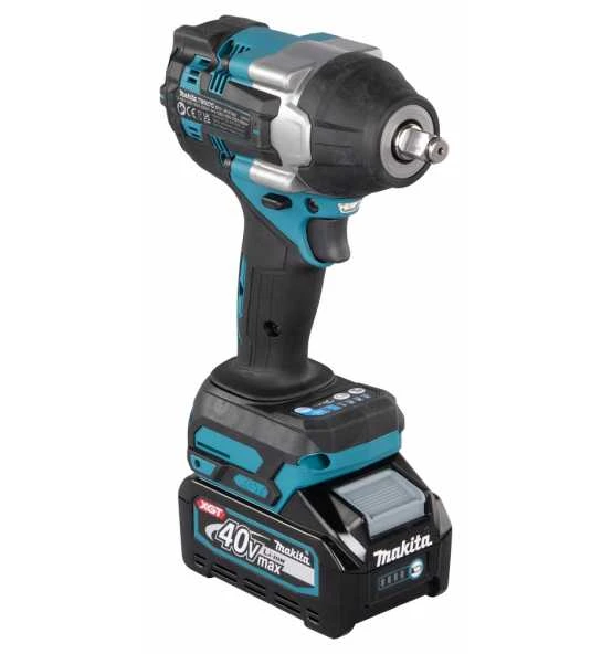 Makita Akku-Schlagschrauber XGT, 40V Max., 1/2", 760 Nm, 0-2.300 Min, Akku, Ladegerät, Zubehör, MAKPAC 12 Makita Akku-Schlagschrauber XGT, 40V Max., 1/2", 760 Nm, 0-2.300 Min, Akku, Ladegerät, Zubehör, MAKPAC – Bild 12