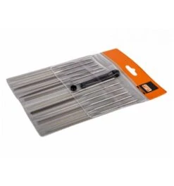 Bahco Nadelfeilensatz, Bastardhieb, Ohne Heft 160 mm - 12-tlg., Hieb 0