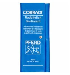 PFERD Präzisions-Nadelfeilen-Set 12-tlg. In Rolltasche 200 Mm, Schweizer Hieb 0, Grob
